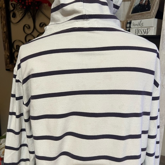 Polo Ralph Lauren CP-93 Sailor Yellow Jacket Bear Mesh Striped Hoodie Medium - Picture 8 of 14